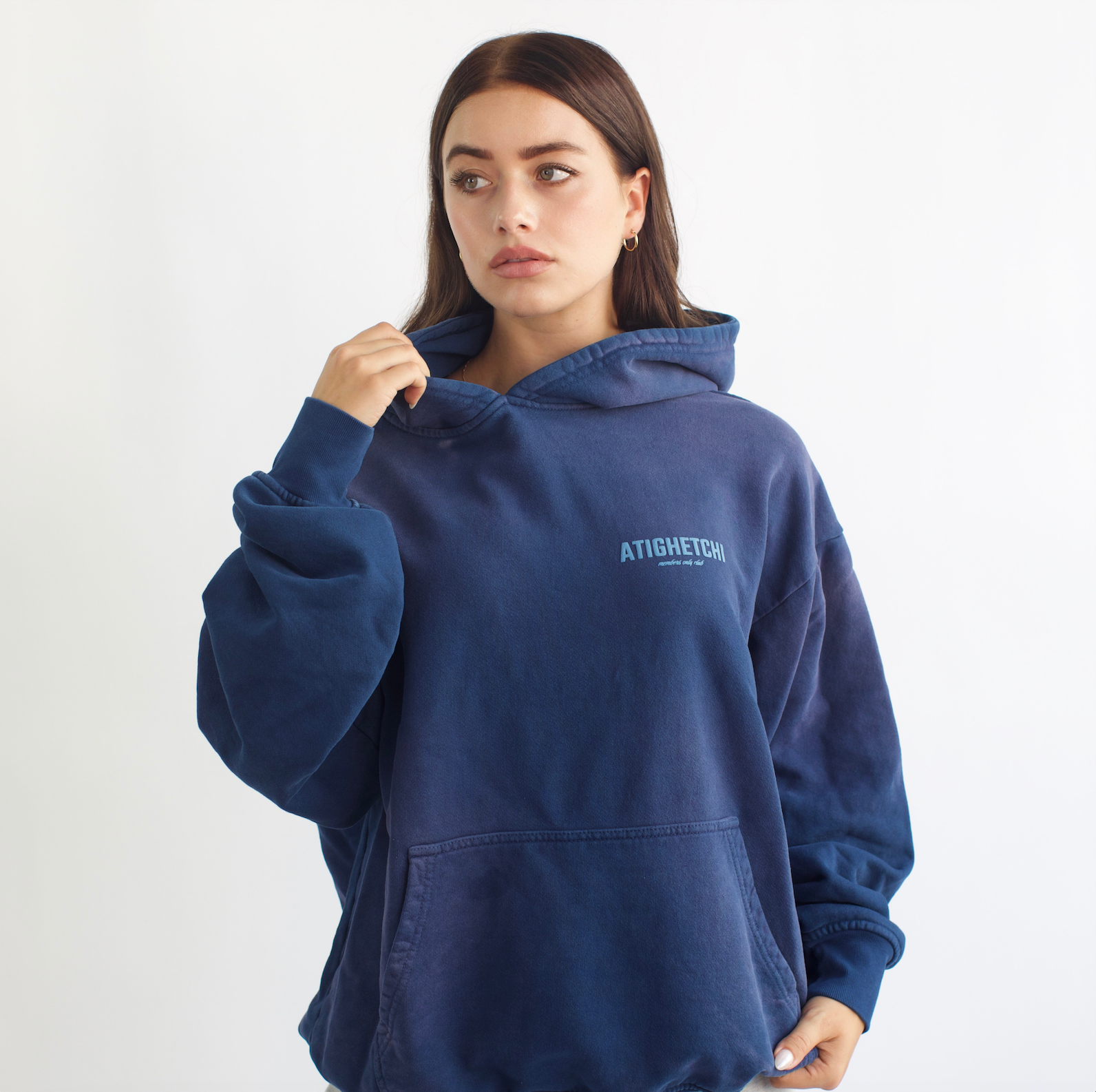 Washed Indigo Hoodie