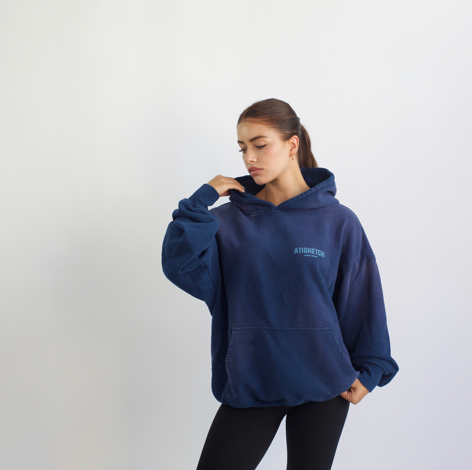 Washed Indigo Hoodie