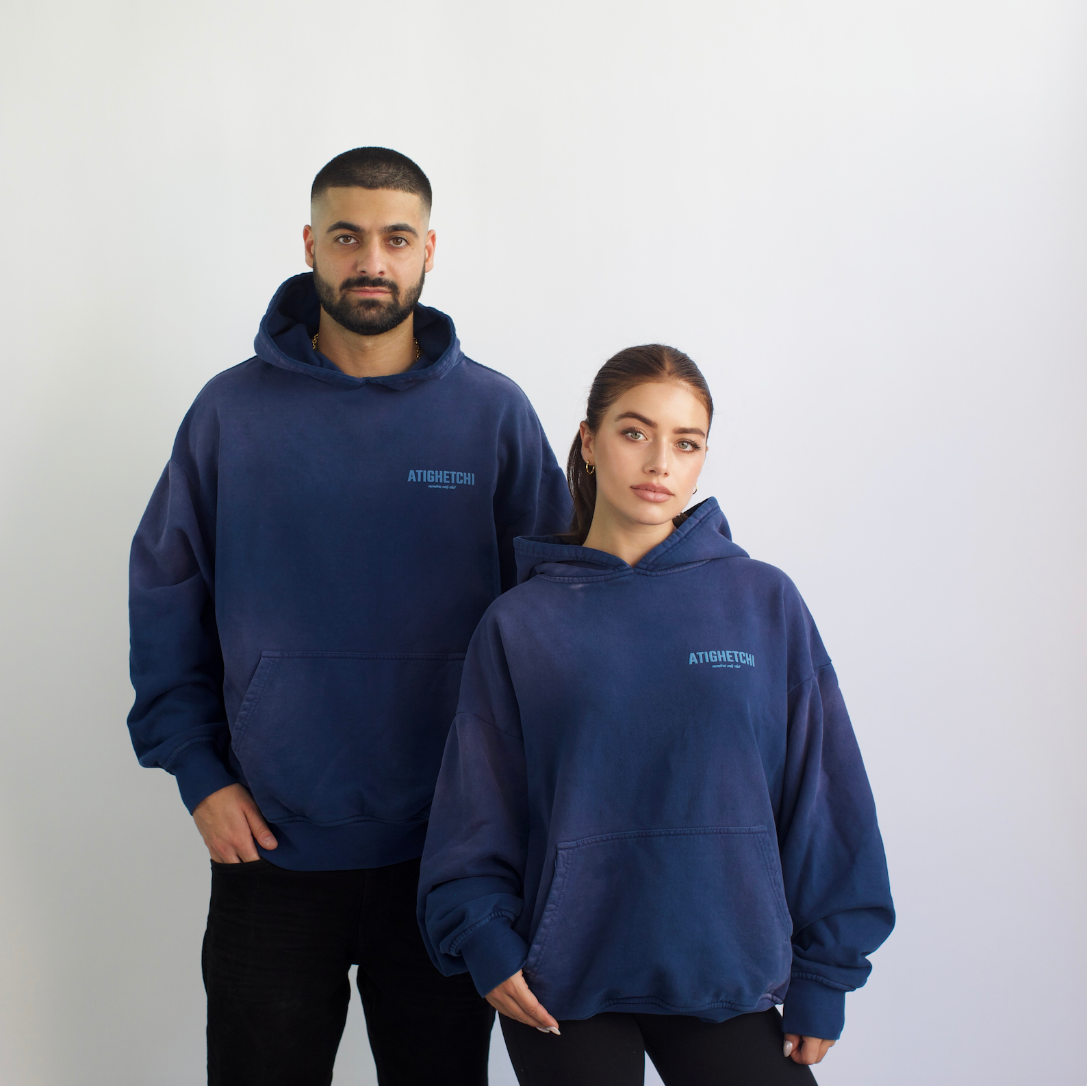 Washed Indigo Hoodie