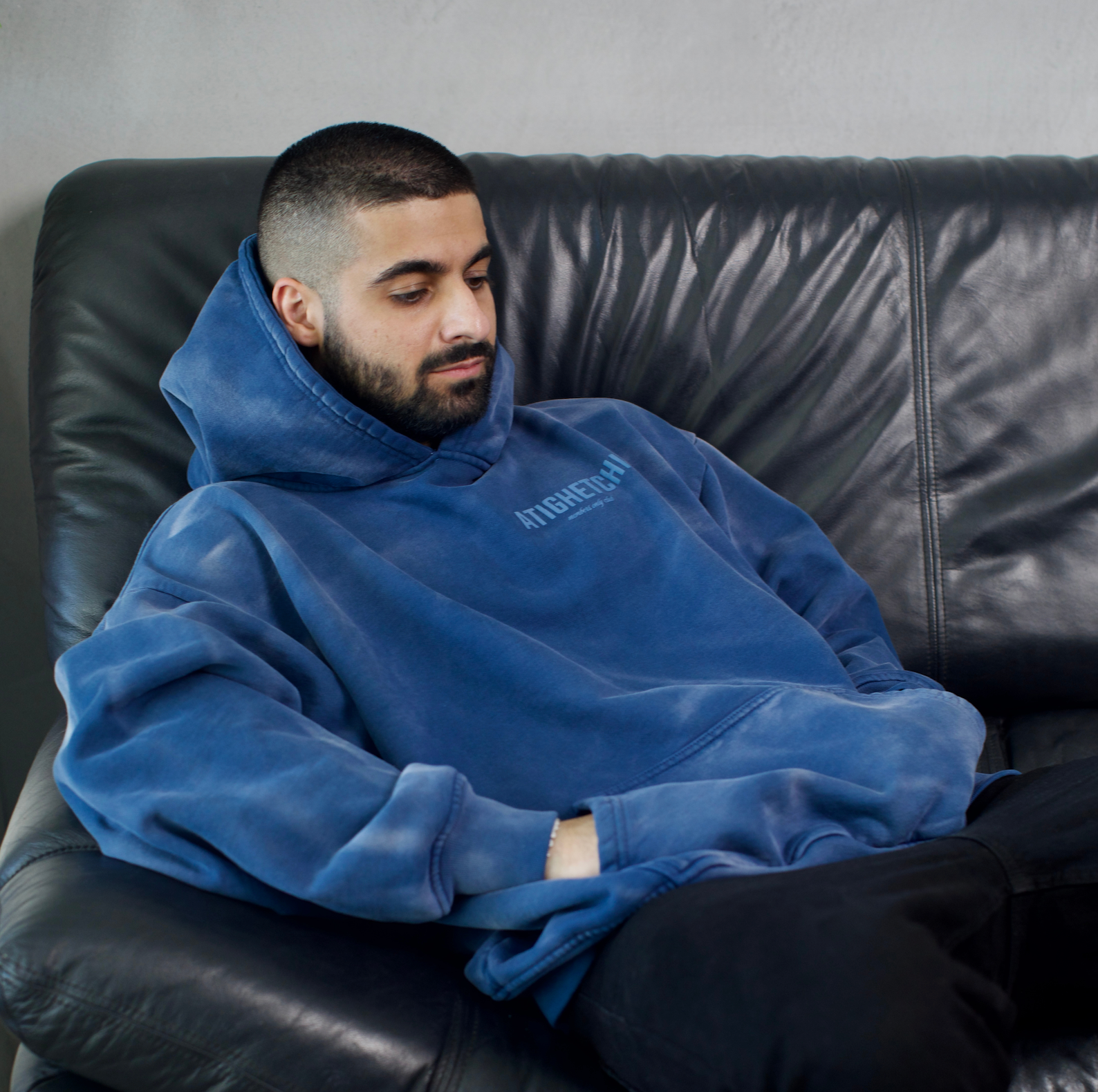 Washed Indigo Hoodie