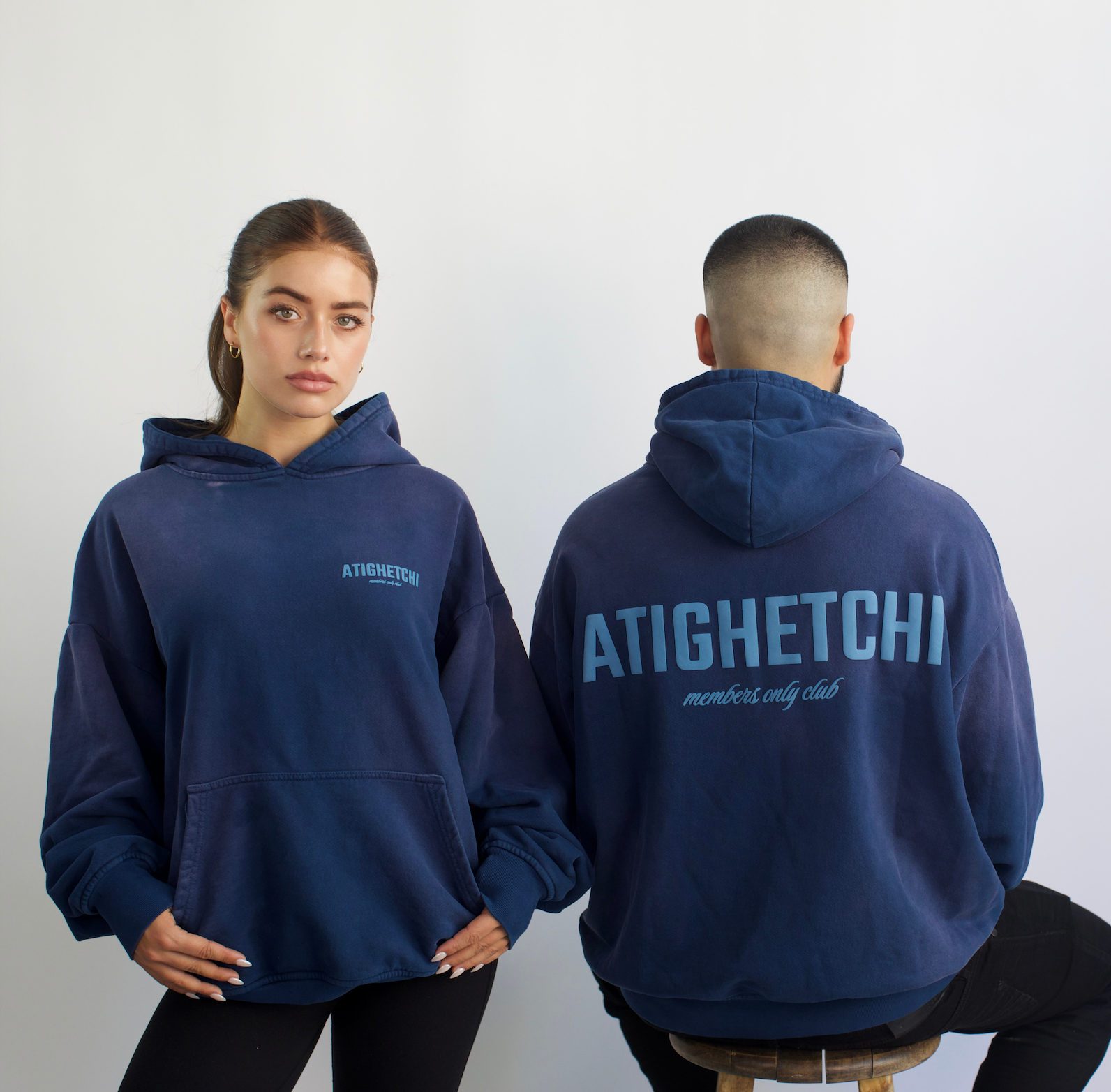 Washed Indigo Hoodie