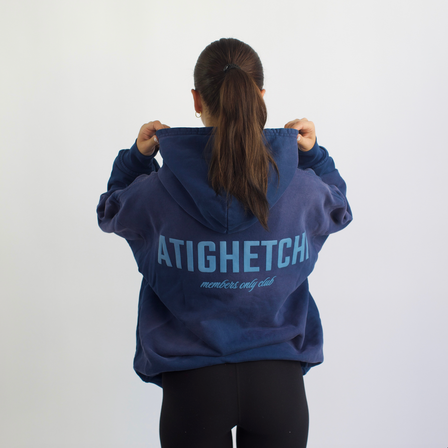 Washed Indigo Hoodie
