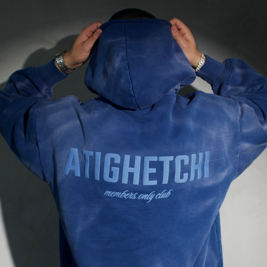Washed Indigo Hoodie